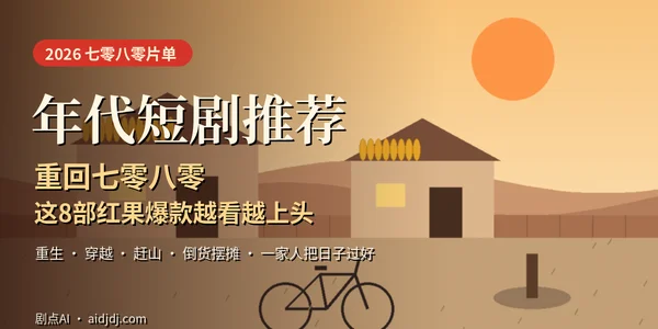 2026年代短剧推荐：重回七零八零，这8部红果爆款越看越上头