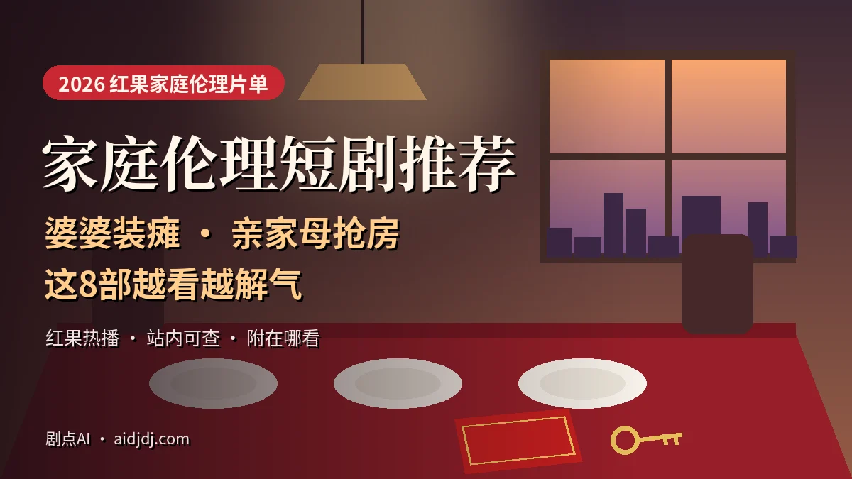 2026家庭伦理短剧推荐：婆婆装瘫、亲家母抢房，8部看着真解气