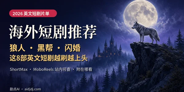 2026海外短剧推荐：狼人黑帮闪婚，这8部英文短剧越刷越上头